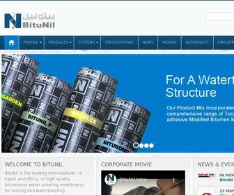 Bitunil.com(Nile Waterproofing Materilas Company) Screenshot