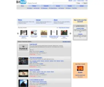 Bitview.net(Your Digital Video Repository) Screenshot