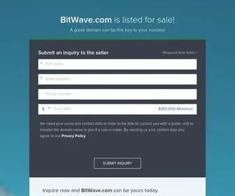 Bitwave.com(BrandPortal) Screenshot