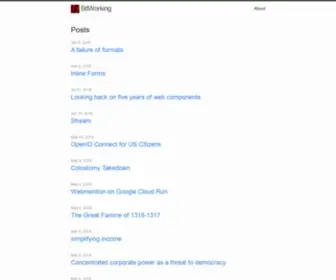 Bitworking.org(Bitworking) Screenshot