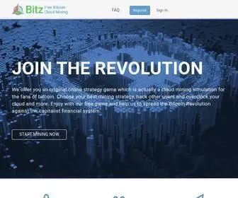 BitzFree.com(Free Bitcoin Cloud Mining) Screenshot