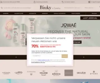 Biuky.at(Kosmetik und Parfum online) Screenshot