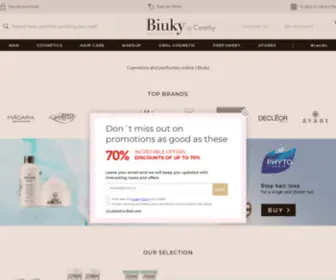 Biuky.co.uk(Cosmetics and perfumes online) Screenshot