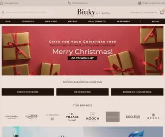 Biuky.com(Cosmetics and perfumes online) Screenshot