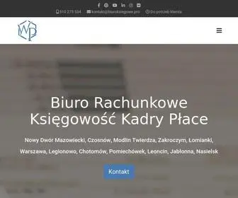 Biuroksiegowe.pro(Biuro rachunkowe Nowy Dwór Mazowiecki) Screenshot