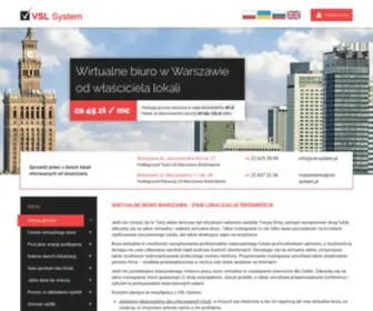 Biurowirtualnewarszawa.pl(Wirtualne biuro Warszawa 45 zł mieś) Screenshot