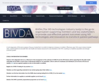 Bivda.org.uk(The British In Vitro Diagnostic Association) Screenshot