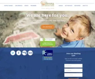 Bivonacac.org(Bivona Child Advocacy Center) Screenshot