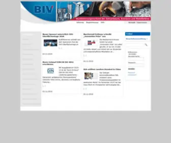 Biv.org(Oberflächentechnik) Screenshot