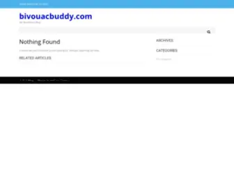 Bivouacbuddy.com(Bivouacbuddy) Screenshot