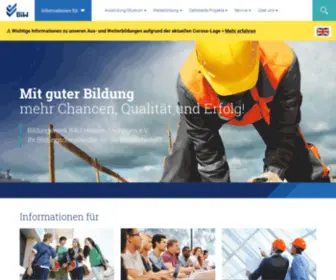 Biw-Bau.de(Bildungswerk BAU Hessen) Screenshot