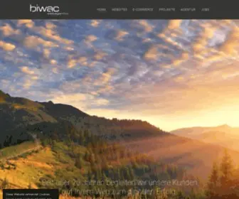 Biwac.ch(Webagentur für E) Screenshot