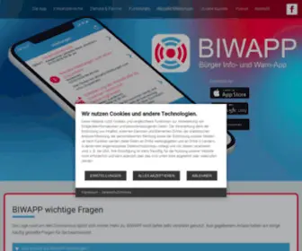 Biwapp.de(Bürger Info & Warn App) Screenshot