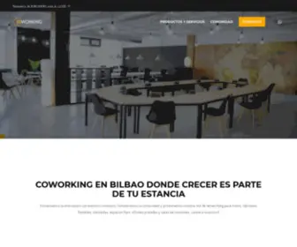 Biworking.com(Coworking and workplace without limits in Bilbao) Screenshot