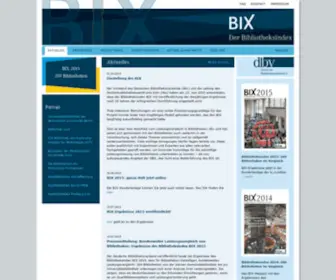 Bix-Bibliotheksindex.de(H01.3pc.de default page) Screenshot