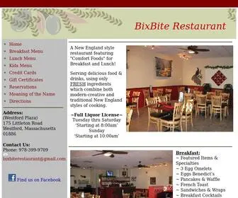 Bixbiterestaurant.com(BixBite Restaurant) Screenshot