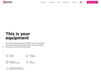Bixbit.io(Immersion cooling systems for mining farms) Screenshot