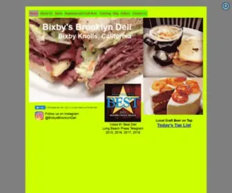 Bixbysbrooklyndeli.com(Bixby's Brooklyn Deli) Screenshot