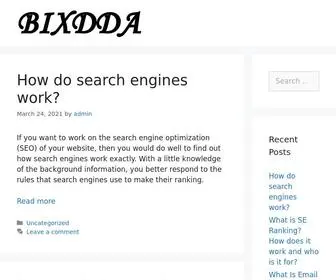 BixDda.com(My Bixdda Blog) Screenshot