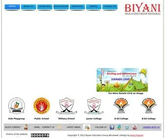 Biyanieducationgroup.com(Biyani Education Group Bhusawal) Screenshot