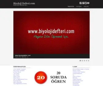 Biyolojidefteri.com(Biyoloji Defteri.com) Screenshot