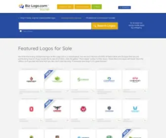 Biz-Logo.com(Custom Logos & Exclusive Readymade Logos for Sale) Screenshot