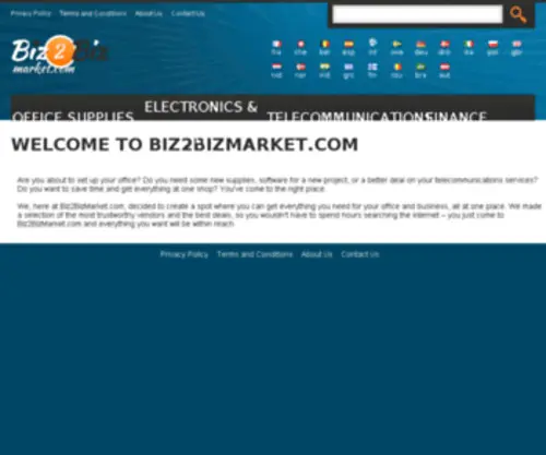 Biz2Bizmarket.com(Biz2Bizmarket) Screenshot