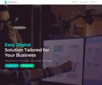 Biz2Click.com(Online marketing at your fingertips) Screenshot