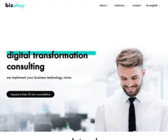 Bizahoy.com(We are a digital transformation consulting firm) Screenshot