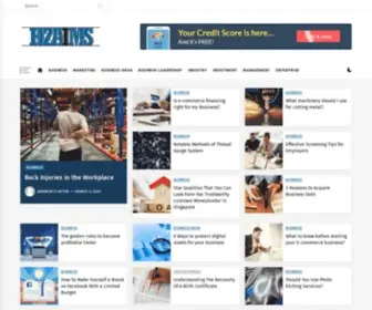 Bizaims.com(Business Blog) Screenshot