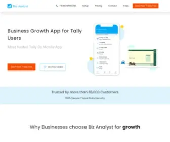 Bizanalyst.in(Tally Mobile App for Android iOS) Screenshot