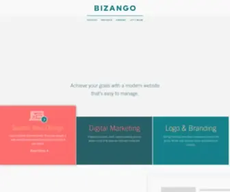 Bizango.com(Seattle web design company) Screenshot