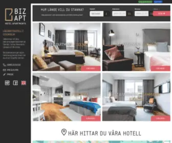 Bizapartmenthotel.se(Bizapartmenthotel) Screenshot