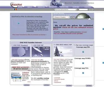 Bizarnet.ro(Satellite internet service in Europe) Screenshot