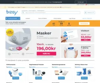 Bizay.dk(Den største butik med personlige produkter) Screenshot