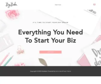 Bizbabe.co(Build A Business You Love) Screenshot