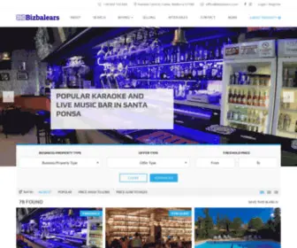 Bizbalears.com(Businesses For Sale Mallorca) Screenshot