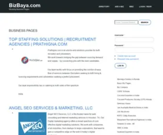 Bizbaya.com(Publishing webpages for businesses across the globe) Screenshot