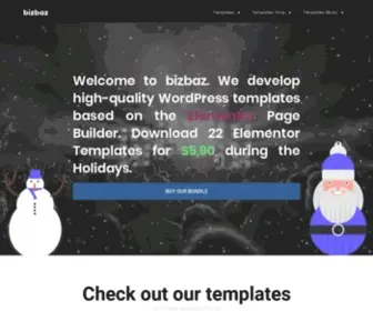 Bizbaz-Themes.com(Free Elementor Templates) Screenshot