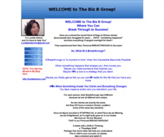 Bizbgroup.com(Break Through to Success) Screenshot