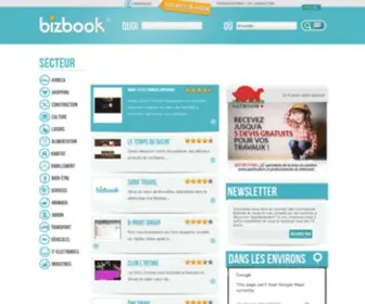 Bizbook.be(Bizbook, de referentiegids) Screenshot