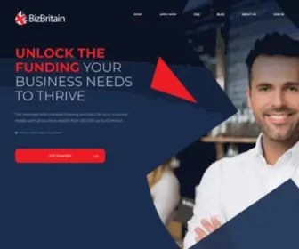 Bizbritain.com(Unlock up to £5 Million of Business Finance) Screenshot