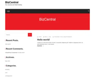 Bizcentral.com(InMotion Hosting) Screenshot