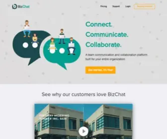 Bizchathq.com(Team Communication and Collaboration Platform) Screenshot