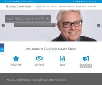 Bizcoachsteve.com(Business Coach Steve) Screenshot