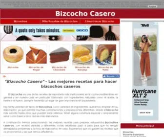 Bizcochocasero.net(Bizcocho Casero) Screenshot