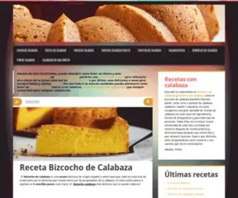 Bizcochodecalabaza.com(Bizcocho de Calabaza) Screenshot