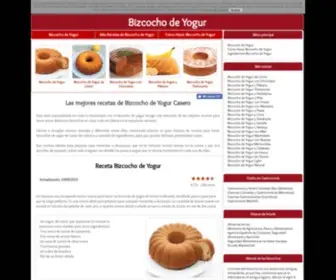 Bizcochodeyogur.es(Bizcocho de Yogur Casero: 20 recetas tradicionales y fáciles) Screenshot