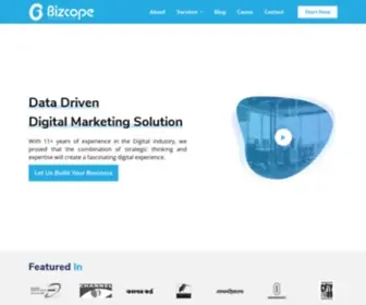 Bizcope.com(SEO, Web Designing & Digital Marketing Company) Screenshot