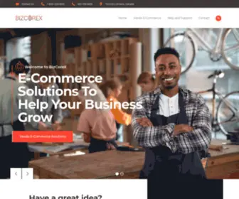 Bizcorex.com(Home) Screenshot